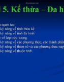 Bài 5: Kế thừa – Đa hình