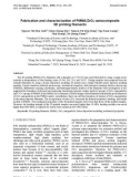 Fabrication and characterization of PMMA/ZrO2 nanocomposite 3D printing filaments