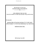 ĐỀ TÀI:ĐỊNH HƯỚNG XÂY DỰNG NGÀNH XỬ LÝ NƯỚC THẢI CÔNG NGHIỆP VÀ NƯỚC THẢI SINH HOẠT TẠI VIỆT NAM