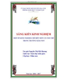 Sáng kiến kinh nghiệm Mầm non: Một số kinh nghiệm chế biến món ăn cho trẻ trong trường mầm non