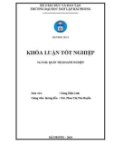 Khóa luận tốt nghiệp Quản trị doanh nghiệp: Biện pháp cải thiện tình hình tài chính tại Công ty TNHH thương mại vận tải Hải Đạt