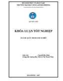 Khóa luận tốt nghiệp Quản trị doanh nghiệp: Một số biện pháp nhằm nâng cao hiệu quả sử dụng nguồn nhân lực tại công ty Cổ phần Cảng Nam Hải