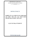 Luận văn Thạc sĩ Kinh tế: Nghiên cứu các nhân tố tác động đến CTV của các ngân hàng thương mại cổ phần Việt Nam