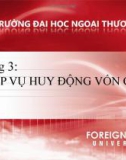 Nghiệp vụ huy động tiền gửi