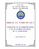 Khóa luận tốt nghiệp Marketing: Đánh giá hoạt động Marketing Online của Hệ thống Trung tâm anh ngữ quốc tế ILEAD AMA Huế'