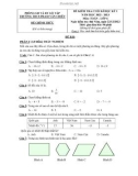 Đề thi học kì 1 môn Toán lớp 6 năm 2022-2023 có đáp án - Trường THCS Phạm Văn Chiêu