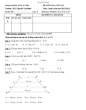 Đề thi giữa học kì 1 môn Toán lớp 8 năm 2022-2023 có đáp án - Trường THCS Nguyễn Văn Bánh