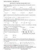 Đề thi thử THPT Quốc gia năm 2021 môn Vật lí có đáp án - Trung Tâm GDNN-GDTX Bến Cát