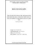 Sáng kiến kinh nghiệm THPT: Thiết kế một số chủ đề dạy học theo định hướng STEM trong hóa học 11 nhằm phát triển năng lực sáng tạo nghiên cứu khoa học kỹ thuật của học sinh