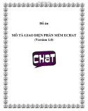 MÔ TẢ GIAO DIỆN PHẦN MỀM ECHAT (Version 1.0)