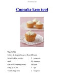 Cupcake kem tươi