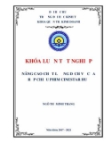 Khóa luận tốt nghiệp Quản trị kinh doanh: Nâng cao chất lượng dịch vụ của rạp chiếu phim Cinestar Huế