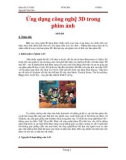 Công nghệ 3D trong phim ảnh