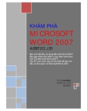 Khám phá microsoft word 2007