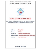 Sáng kiến kinh nghiệm Tiểu học: Một số biện pháp bồi dưỡng cảm thụ thơ văn cho học sinh lớp 5 theo định hướng phát triển năng lực