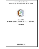 Giáo trình Gis ứng dụng trong quản lý đất đai - Trường ĐH Tài nguyên và Môi trường TP. HCM