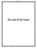 Sắc màu lễ hội Nepal