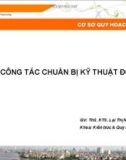 Bài giảng Cơ sở quy hoạch và kiến trúc: Bài 7 - Trường ĐH Xây dựng