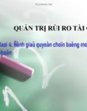 Định giá quyền chọn