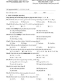 Đề thi học kì 2 môn Hoá học lớp 9 năm 2021-2022 có đáp án - Trường PTDTBT THCS Trà Tập, Nam Trà My
