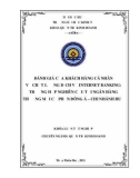 Khóa luận tốt nghiệp Quản trị kinh doanh: Đánh giá của khách hàng cá nhân về chất lượng dịch vụ Internet Banking: Trường hợp nghiên cứu tại Ngân hàng thương mại cổ phần Đông Á – Chi nhánh Huế