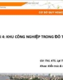 Bài giảng Cơ sở quy hoạch và kiến trúc: Bài 4 - Trường ĐH Xây dựng