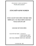 Sáng kiến kinh nghiệm THPT: Nâng cao kỹ năng sống cho học sinh thông qua các hoạt động giáo dục ngoài giờ lên lớp