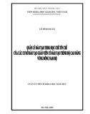 Luận án Tiến sĩ Khoa học giáo dục: Quản lý đào tạo theo học chế tín chỉ của các cơ sở đào tạo giáo viên có đào tạo trình độ cao đẳng vùng Đông Nam Bộ