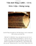 Trần Anh Tông ( 1293 – 1314) Niên hiệu : Hưng Long