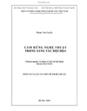 Tóm tắt Luận án Tiến sĩ Nghệ thuật: Cảm hứng nghệ thuật trong sáng tác hội họa