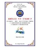 Khóa luận tốt nghiệp Quản trị kinh doanh: Các nhân tố ảnh hưởng đến ý định đặt phòng của khách hàng qua Booking.com tại khách sạn Thanh Xuân Huế