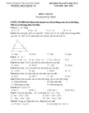 Đề thi giữa học kì 1 môn Toán lớp 8 năm 2021-2022 có đáp án - Trường THCS Tràng An, Đông Triều