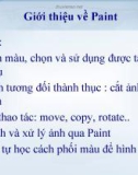 Giới thiệu paint