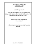 Luận văn:Giải pháp marketing đối với dịch vụ điện thoại quốc tế của công ty viễn thông quốc tế VTI/VNPT tại thành phố Đà Nẵng