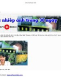 Học nhiếp ảnh trong 30 ngày