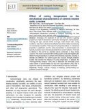 Effect of curing temperature on the mechanical characteristics of cement-treated soils: A review