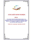 Sáng kiến kinh nghiệm THPT: Ứng dụng chuyển đổi số nhằm nâng cao hiệu quả công tác tuyên truyền, phòng chống thuốc lá và thuốc lá điện tử cho học sinh tại trường THPT Nghi Lộc 5