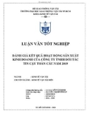 Luận văn tốt nghiệp: Đánh giá kết quả hoạt động sản xuất kinh doanh của Công ty TNHH Đối Tác Tin Cậy Toàn Cầu năm 2019