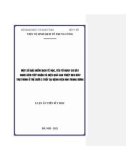 Luận án Tiến sĩ Y học: Một số đặc điểm dịch tễ học, yếu tố nguy cơ gây nghe kém tiếp nhận và hiệu quả can thiệp đeo máy trợ thính ở trẻ dưới 3 tuổi tại bệnh viện Nhi trung ương