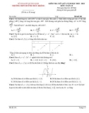 Đề thi giữa học kì 1 môn Toán lớp 12 năm 2022-2023 có đáp án - Trường THPT Huỳnh Thúc Kháng – Quảng Nam