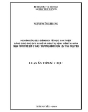 Tóm tắt Luận án tiến sỹ y học  Nghiên cứu đặc điểm dịch tễ, can thiệp bằng giáo dục sức khỏe và điều trị bệnh viêm tai giữa mạn tính trẻ em ở các trường mầm non Thái Nguyên 