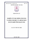 Luận án Tiến sĩ Y học: Nghiên cứu đặc điểm lâm sàng và hình ảnh học của bệnh nhân huyết khối tĩnh mạch não