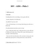 HIV - AIDS – Phần 3