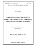 Tóm tắt Luận án tiến sĩ Y học: Nghiên cứu đánh giá hiệu quả của cắt túi thừa nội soi và điều trị bảo tồn trong viêm túi thừa đại tràng phải