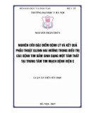 Luận án tiến sĩ Y học: Nghiên cứu đặc điểm bệnh lý và kết quả phẫu thuật Glenn hai hướng trong điều trị các bệnh tim bẩm sinh dạng một tâm thất tại Trung tâm tim mạch Bệnh viện E