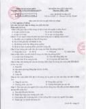 Đề thi giữa học kì 1 môn Lịch sử và Địa lí lớp 7 năm 2023-2024 - Trường THPT Nguyễn Bỉnh Khiêm, Long Biên