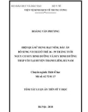 Tóm tắt Luận án tiến sĩ Y học: Hiệu quả việc sử dụng hạt nêm, dầu ăn bổ sung vi chất ở trẻ 36-59 tháng tuổi nguy cơ suy dinh dưỡng và suy dinh dưỡng thấp còi tại huyện Thanh Liêm, tỉnh Hà Nam