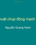 Kỹ thuật chụp động mạch thận