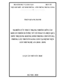 Luận án Tiến sĩ Y học: Nghiên cứu thực trạng nhiễm liên cầu khuẩn nhóm B ở phụ nữ có thai và hiệu quả điều trị bằng kháng sinh trong chuyển dạ phòng lây truyền sang con tại Bệnh viện Sản Nhi Nghệ An (2018-2019)