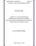 Luận án tiến sĩ Y học: Nghiên cứu sự thay đổi nồng độ Cortisol máu, hoc mon tăng trưởng, hoc mon tuyến giáp và hoc mon tuyến sinh dục ở bệnh nhân chấn thương sọ não